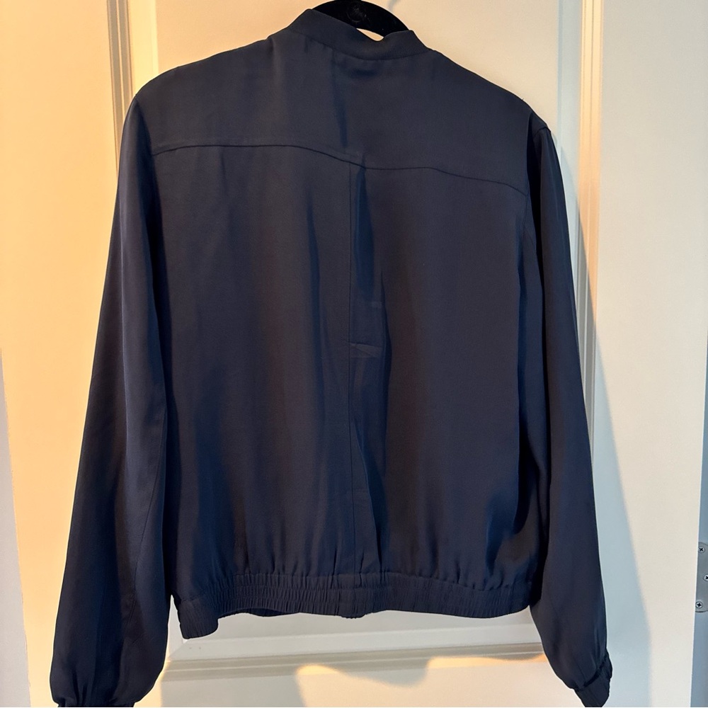 Theory Bomber Navy Blue Jacket | S - Picture 6 of 6